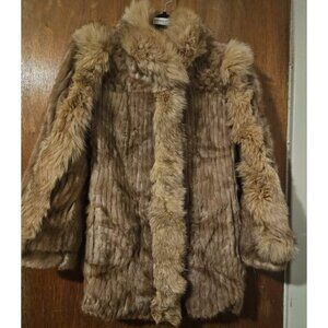 Vintage Autumn Haze Mink and Crystal Fox Coat by Caskie Furs